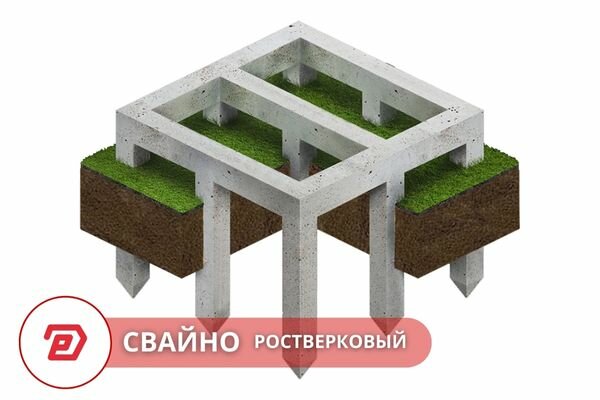 Фундамент ростверк на сваях недорого в Минске под ключ. Проектирование и строительство свайно-ростверкового фундамента для дома в Минской области
